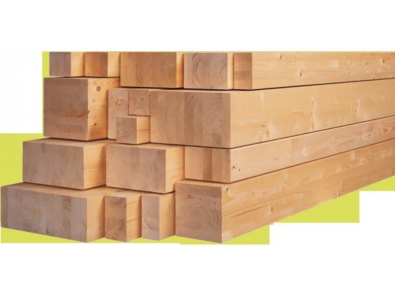 Брусы клеено-каркасные